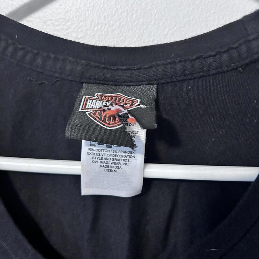 Tilley Harley Davidson Black Short sleeve tee Women's size M‎ - Picture 3 of 6